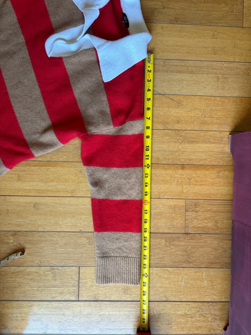 Rails Cashmere Blend Striped Rugby Sweater - Picture 5 of 8